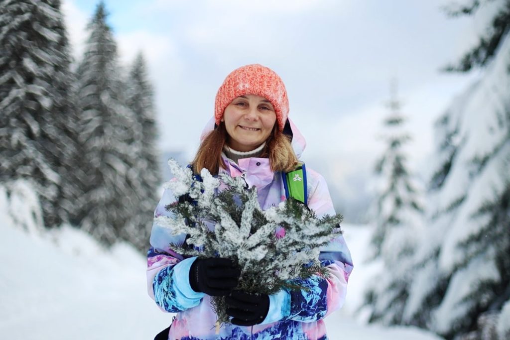 Winter foraging with Nadia in Morzine, French Alps